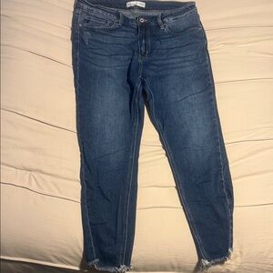 KanCan Dark Blue Ankle Jeans